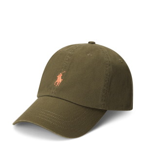 Polo P384 כובע ירוק זית סוס כתום