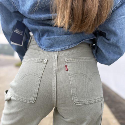 -CINCH BAGGY -דגמח ירוק -001UL0015 LEVIS JEANS  –